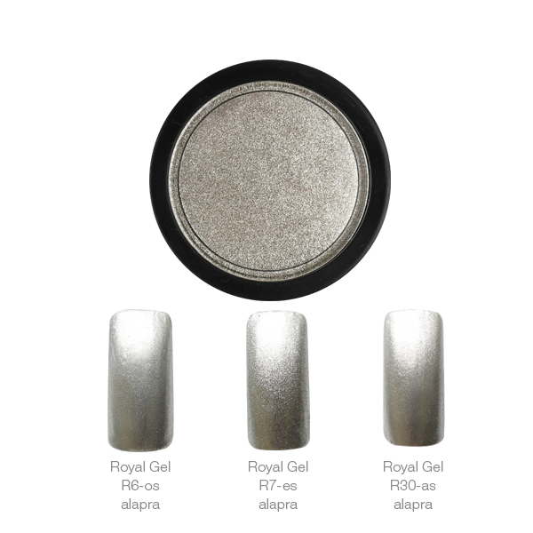 Crystal Nails ChroMirror króm pigmentpor - Fine silver