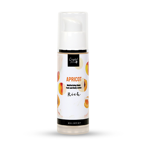 Moisturising Hand, Foot and Body Lotion - Apricot Lotion - Rich 30ml