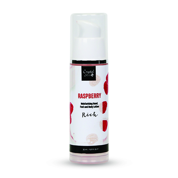 Moisturising Hand, Foot and Body Lotion - Raspberry Lotion - Rich 30ml