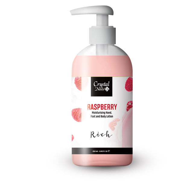 Moisturising Hand, Foot and Body Lotion - Raspberry Lotion - Rich 250ml