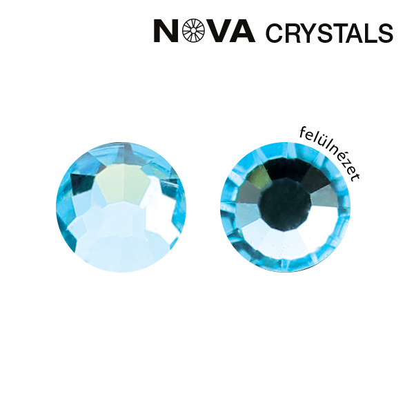 NOVA Crystals Strasszkő - Aquamarine SS3 (1,4 mm)