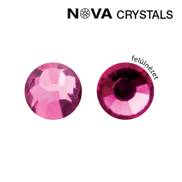 NOVA Crystals Strasszkő - Fuchsia SS8 (2,4 mm)