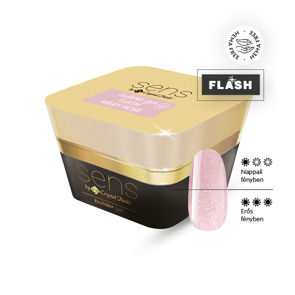 SENS Flash builder gel - Milky Rose 40ml