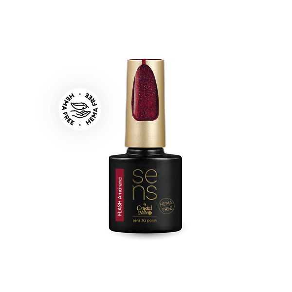 SENS 3G HEMA Free polish - Flash amarena 4ml