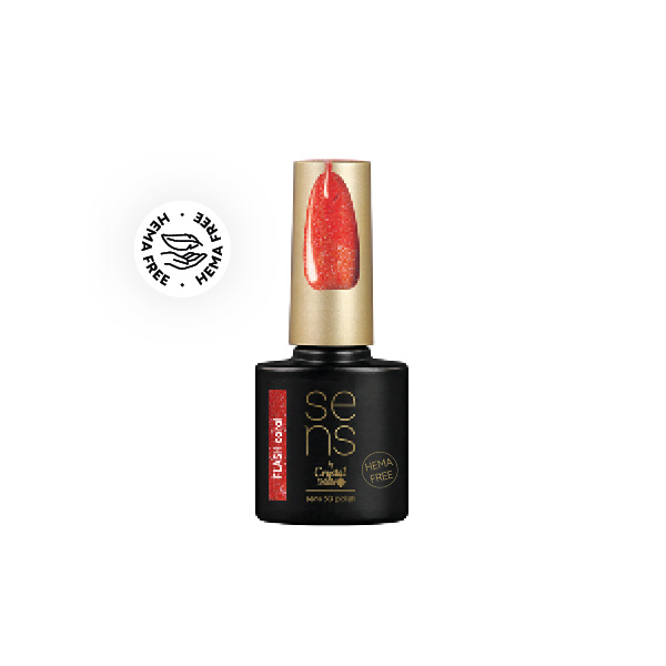 SENS 3G HEMA Free polish - Flash coral 4ml