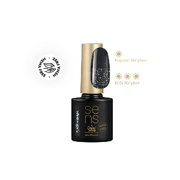 SENS 3G HEMA Free polish - Flash midnight 4ml