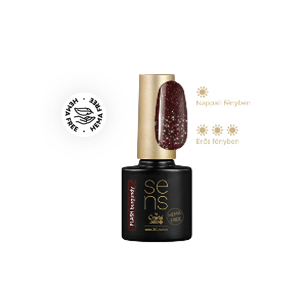 SENS 3G HEMA Free polish - Flash burgundy 4ml