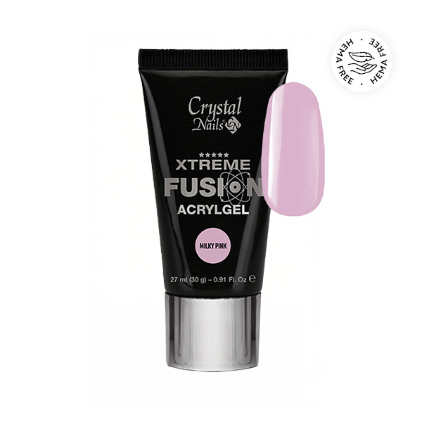 HEMA Free Xtreme Fusion AcrylGel - Milky Pink 27ml (30g)