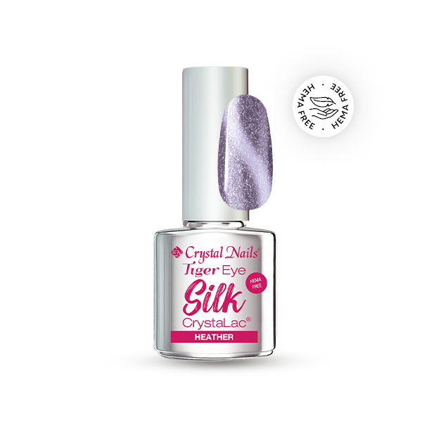 Tiger Eye Silk HEMA Free CrystaLac - Heather 4ml