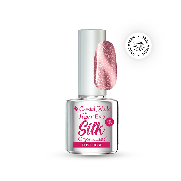 Tiger Eye Silk HEMA Fee CrystaLac - Dust Rose 4ml