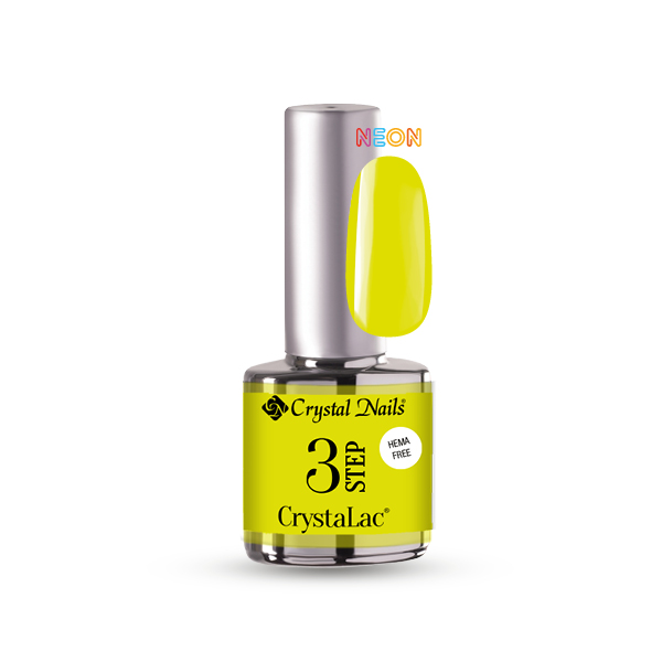 3 STEP HEMA Free CrystaLac - 231 (4ml) - Neon sárga