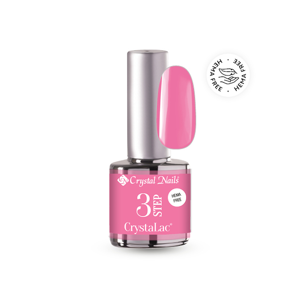 3 STEP HEMA Free CrystaLac - 226 (8ml) - Barbie Pink