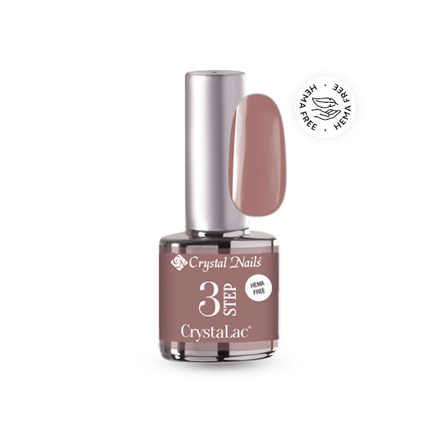 3 STEP HEMA Free CrystaLac - 230 (8ml) - Dark nude