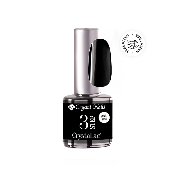 3 STEP HEMA Free CrystaLac - 222 (4ml) - Black
