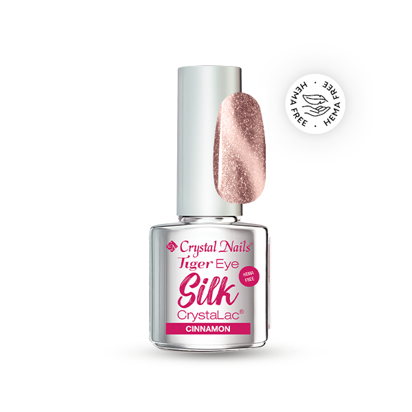 Tiger Eye Silk HEMA Free CrystaLac - Cinnamon 4ml
