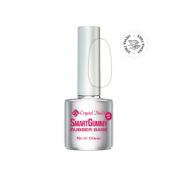 SmartGummy HEMA Free Rubber base gel - Nr.0 Clear 8ml
