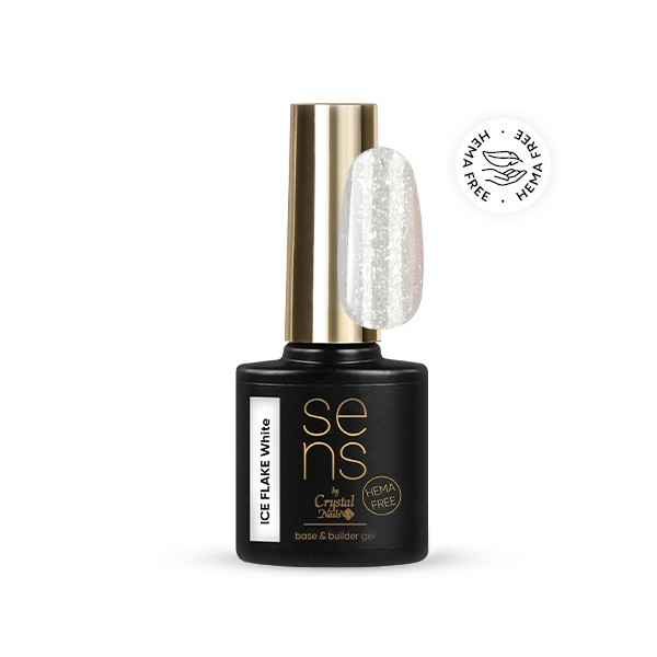 SENS ICE FLAKE HEMA Free base gel - White 10ml