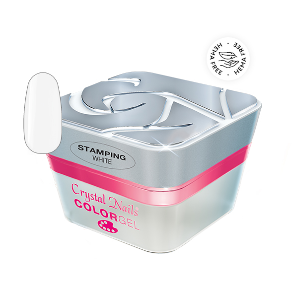 HEMA Free Stamping Color Gel - White 3ml