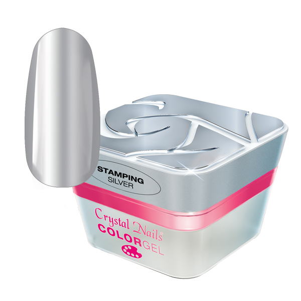 HEMA Free Stamping Color Gel - Silver 3ml