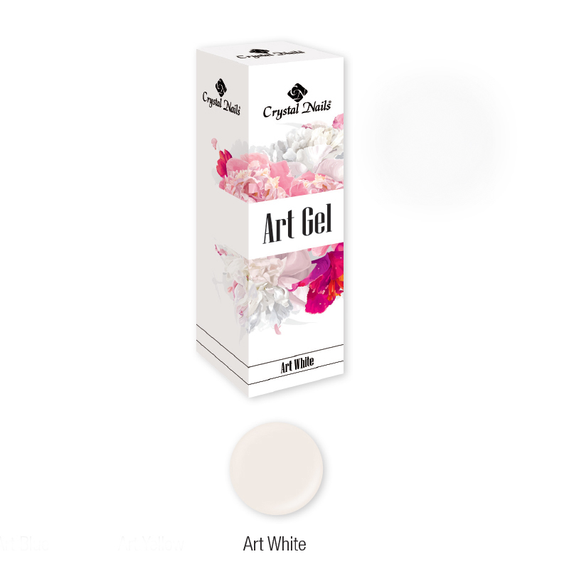Art Gel festőzselé - Art White (5ml)