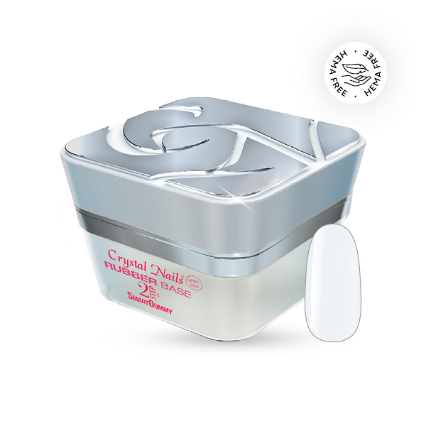 2STEP SmartGummy Rubber Base Gel – Nr02 Milky White 30ml (tégelyben)