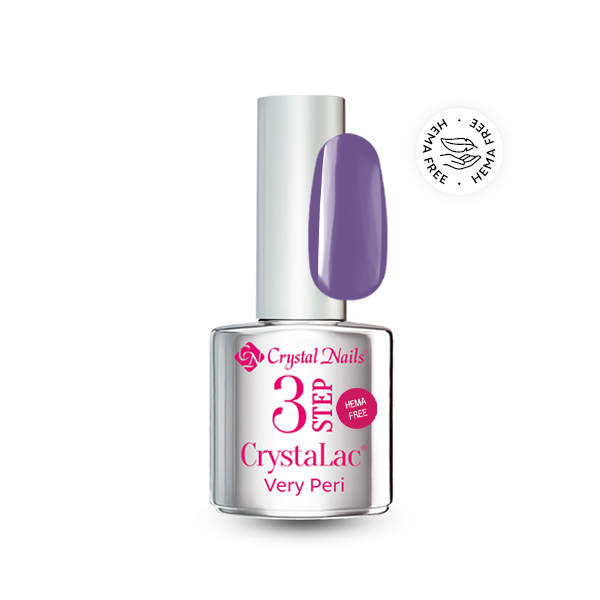 3 STEP HEMA Free CrystaLac - Az év színe 2022 (4ml)