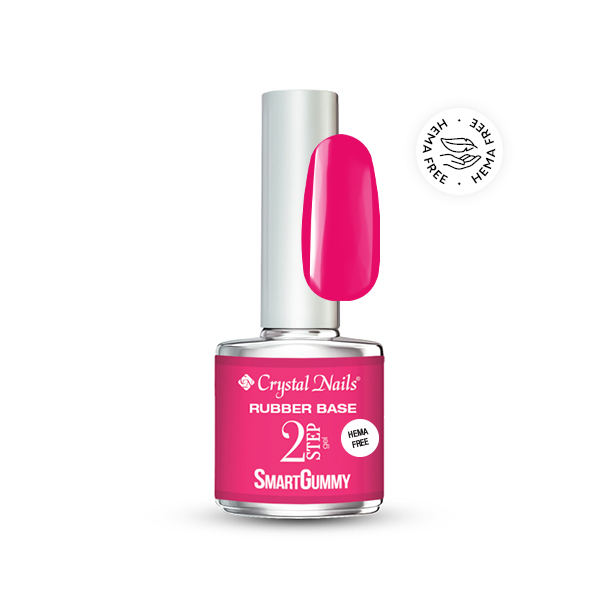 2S HEMA Free SmartGummy Rubber base gel - Nr19 Electric Pink 8ml