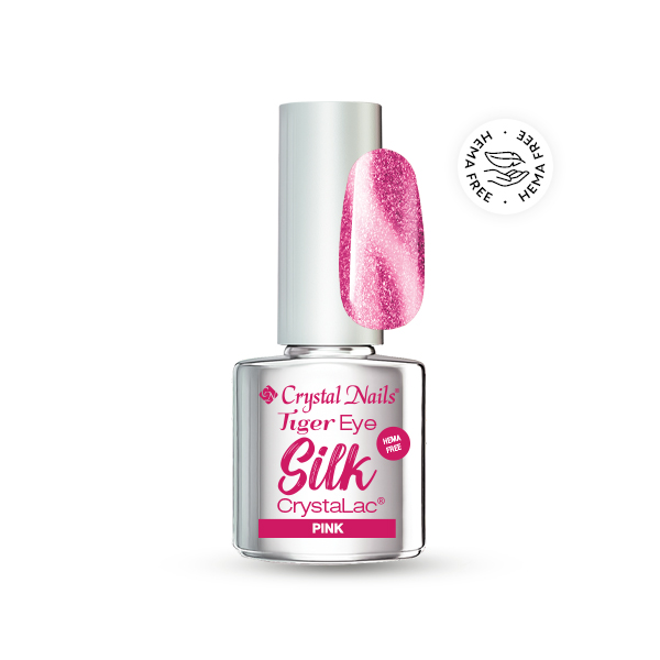 Tiger Eye Silk HEMA Free CrystaLac - Pink 4ml