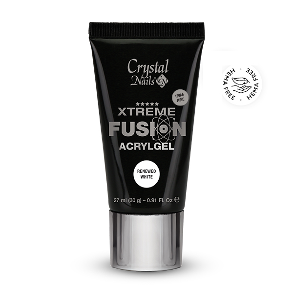 Xtreme Fusion HEMA Free AcrylGel Renewed White - 27ml (30g)