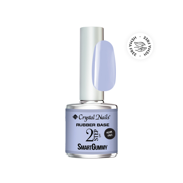 2S SmartGummy HEMA Free Rubber base gel - Nr10  Airy Blue 8ml