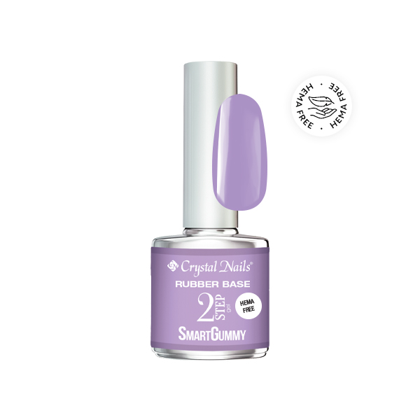 2S SmartGummy HEMA Free Rubber base gel - Nr23  Pastel Lilac 8ml