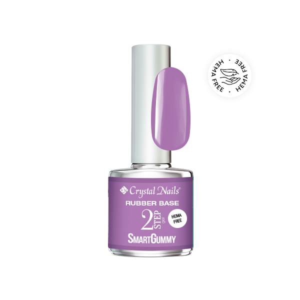 2S SmartGummy HEMA Free Rubber base gel - Nr28 Amethyst 8ml