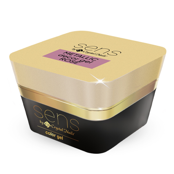 SENS METALLIC Decor Gel - Rose 5ml