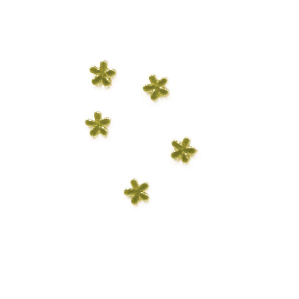 CN Strassz mintázott 50db - virág arany
