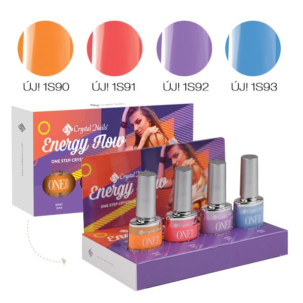 Energy Flow ONE STEP CrystaLac készlet (4x4ml)