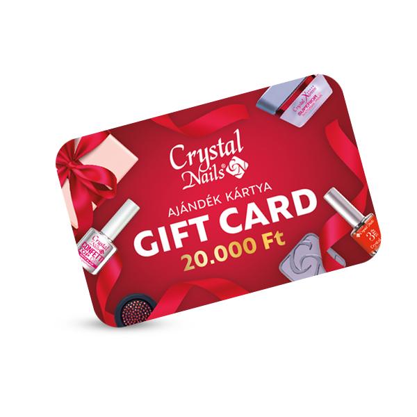 Crystal Nails Gift Card - Vásárlási utalvány 20.000 Ft értékben