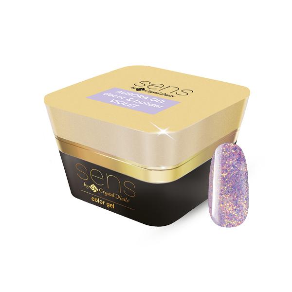 SENS AURORA HEMA Free decor&builder gel - Violet 5ml