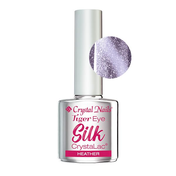 Tiger Eye Silk HEMA Free CrystaLac - Heather 4ml