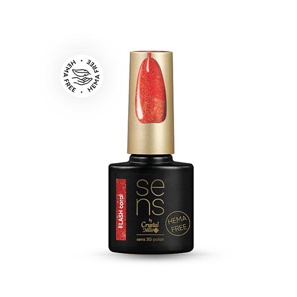 SENS 3G HEMA Free polish - Flash coral 4ml