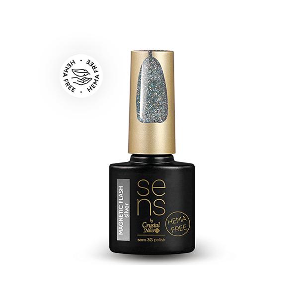 SENS HEMA Free 3G polish - Magnetic Flash silver 4ml