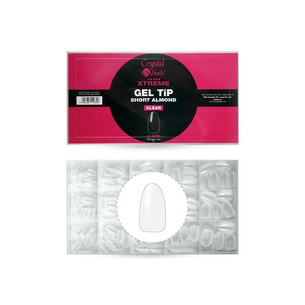 Xtreme Gel Tip Box - Rövid mandula 