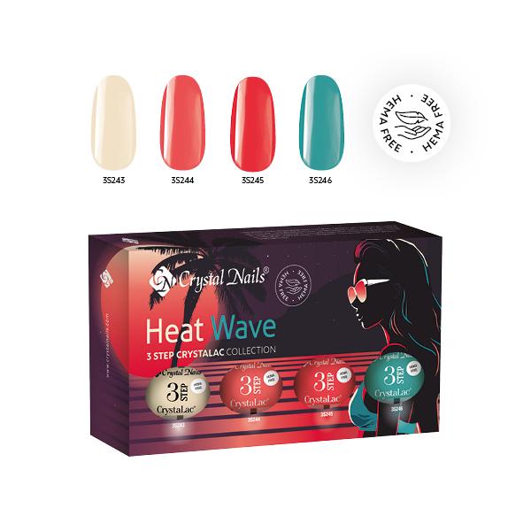 Heat Wave 3 STEP CrystaLac készlet (4x4ml)