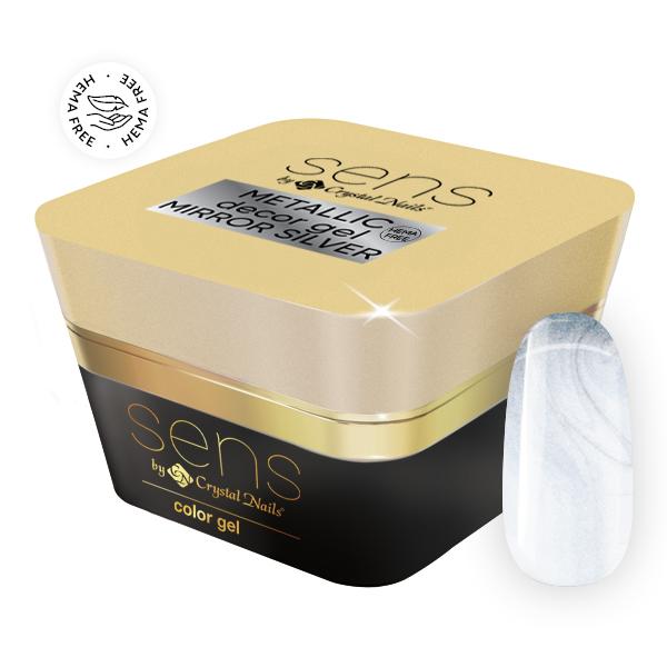 SENS HEMA Free METALLIC decor gel - Mirror silver 5ml