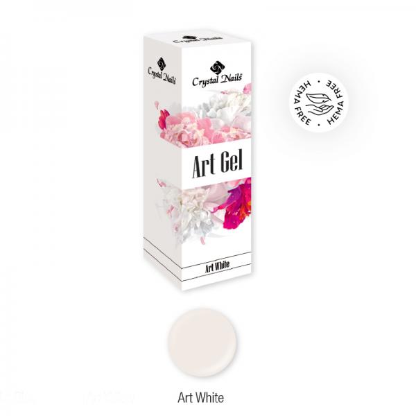 Art Gel festőzselé - Art White (5ml)