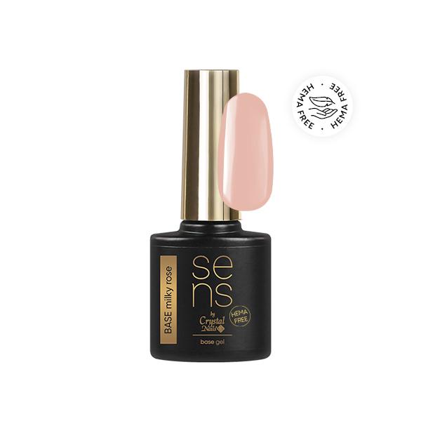 SENS HEMA Free BASE gel - MILKY ROSE 10ml