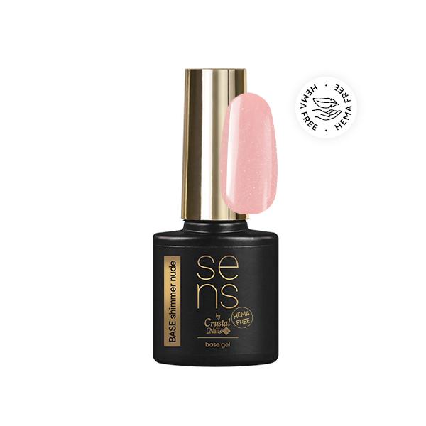 SENS HEMA Free BASE gel - SHIMMER NUDE 4ml