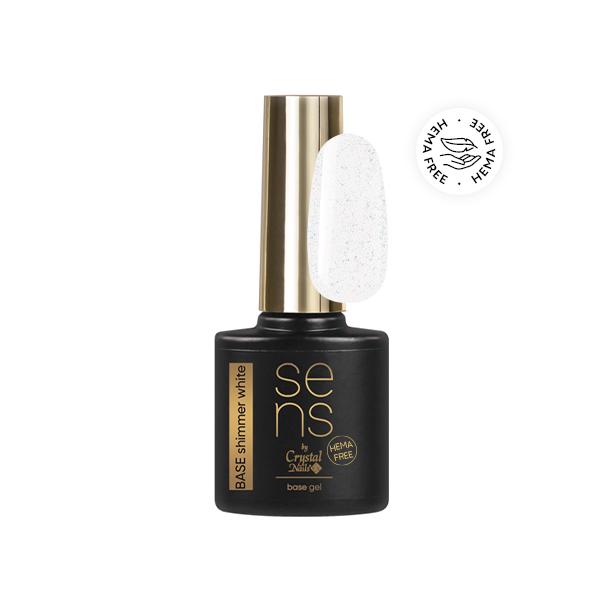 SENS HEMA Free BASE gel - SHIMMER WHITE 10ml