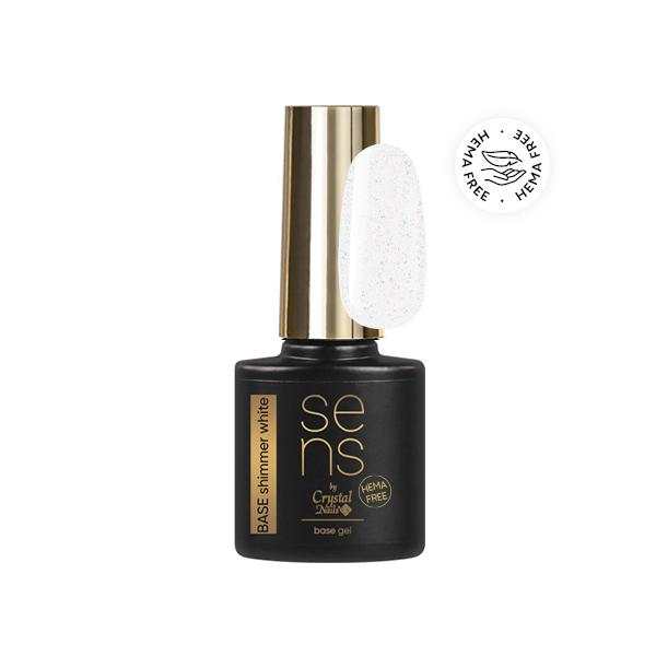 SENS HEMA Free BASE gel - SHIMMER WHITE 4ml