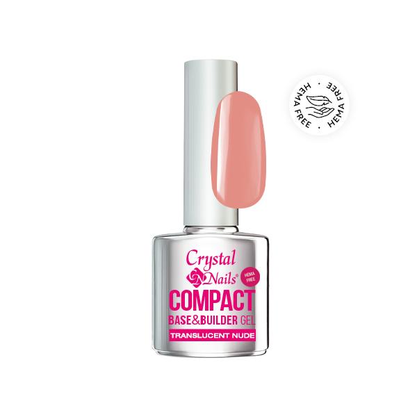 Compact Base Gel HEMA Free Translucent Nude - 8ml