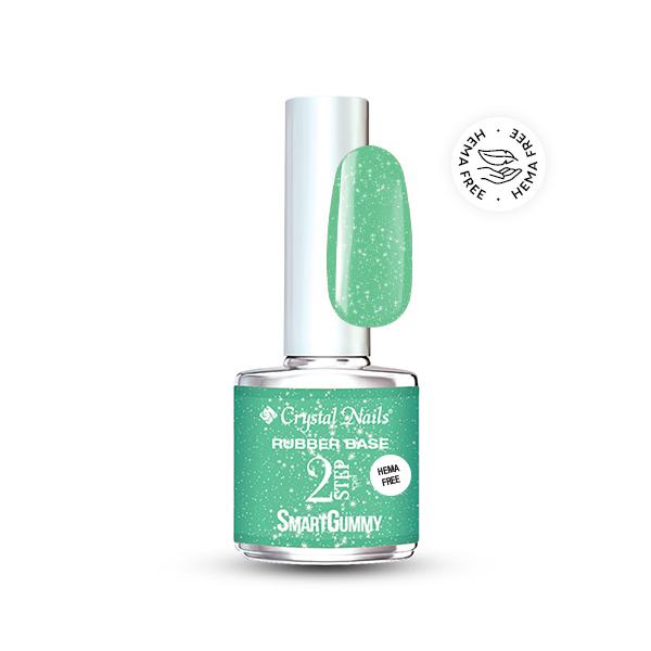 2S HEMA Free SmartGummy Rubber base gel - Nr30 Shimmer Jade 8ml